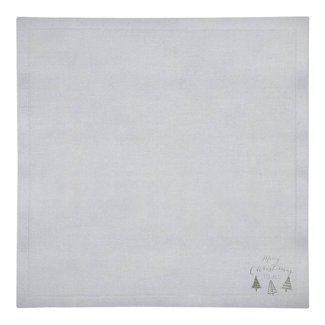 Merry Christmas to All 10" x 10" Cotton Twill Napkin